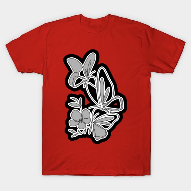 pretty butterfly T-Shirt by artby-shikha